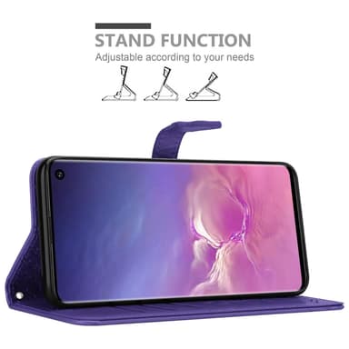 Samsung Galaxy S10 4G lommebokdeksel case (lilla)
