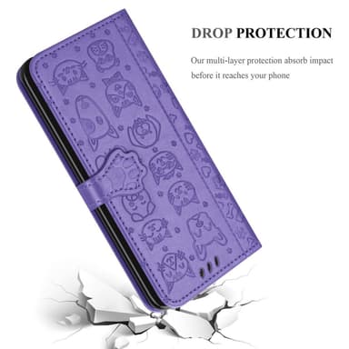 Samsung Galaxy S10 4G lommebokdeksel case (lilla)