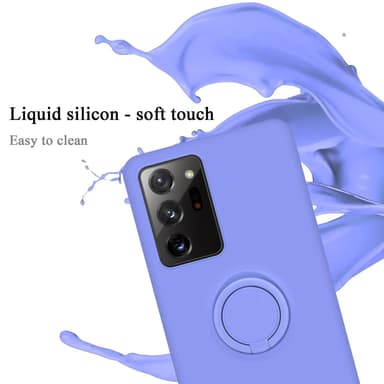 Deksel Samsung Galaxy NOTE 20 ULTRA Ring Case (lilla)