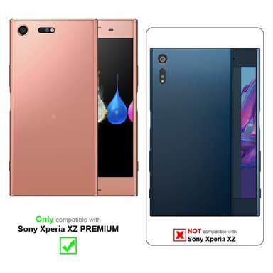 Sony Xperia XZ PREMIUM deksel flip cover (brun)