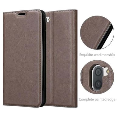 Sharp Aquos R3 lommebokdeksel case (brun)