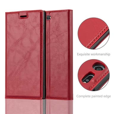 Sony Xperia XZ PREMIUM lommebokdeksel case (rød)
