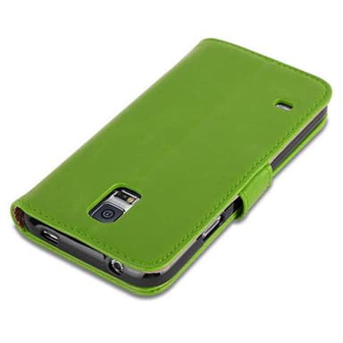 Samsung Galaxy S5 / S5 NEO lommebokdeksel etui (grønn)