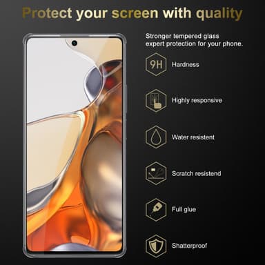 Xiaomi 11T / 11T PRO 3x Skjermbeskytter Skärmskydd
