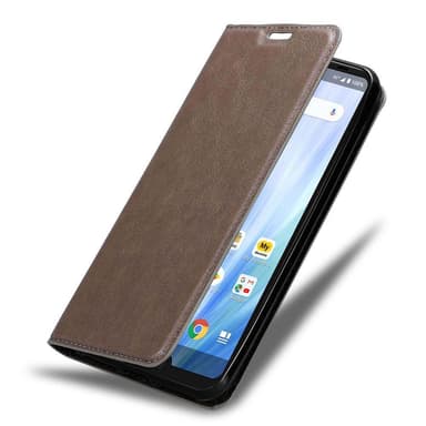 Sharp Aquos R3 lommebokdeksel case (brun)