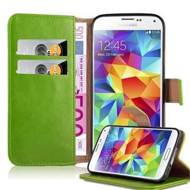 Samsung Galaxy S5 / S5 NEO lommebokdeksel etui (grønn)