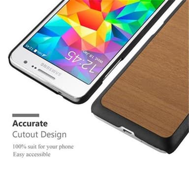 Samsung Galaxy GRAND PRIME Deksel Case Cover (brun)