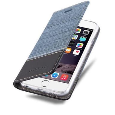 iPhone 6 / 6S lommebokdeksel etui (blå)