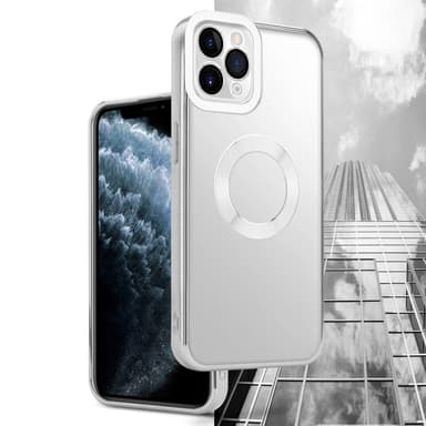 iPhone 11 PRO MAX silikondeksel Krom case