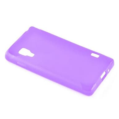 LG L5 II (2. SIM) silikondeksel case (lilla)