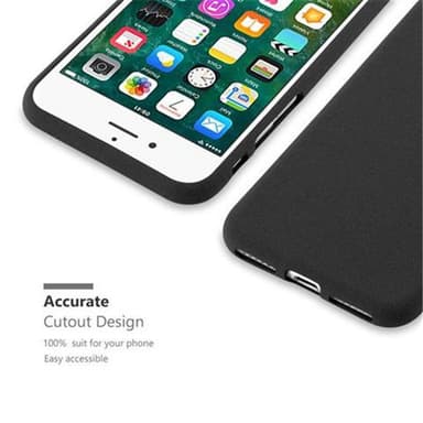Deksel iPhone 7 / 7S / 8 / SE 2020 case (svart)