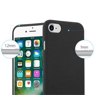 Deksel iPhone 7 / 7S / 8 / SE 2020 case (svart)
