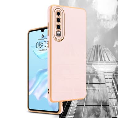 Huawei P30 silikondeksel cover (rosa)