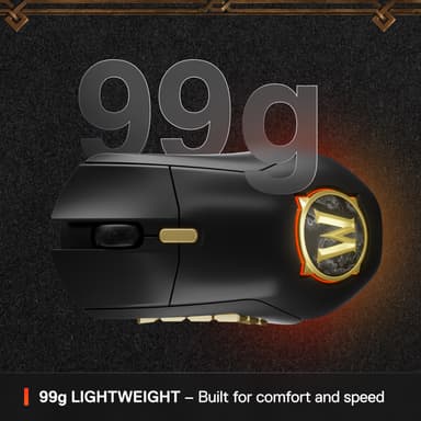 SteelSeries Aerox 9 trådløs gamingmus (WoW LimitedEdition)