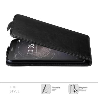 Sony Xperia L2 deksel flip cover (svart)