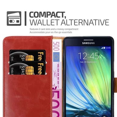 Samsung Galaxy A7 2015 lommebokdeksel etui (rød)