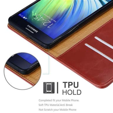 Samsung Galaxy A7 2015 lommebokdeksel etui (rød)