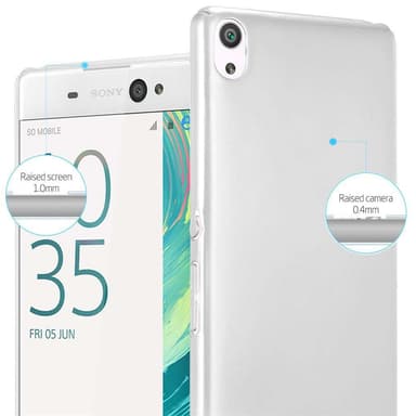 Deksel Sony Xperia XA Case Cover (sølv)