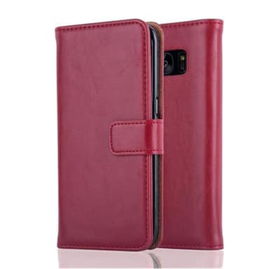Samsung Galaxy S7 EDGE lommebokdeksel etui (rød)