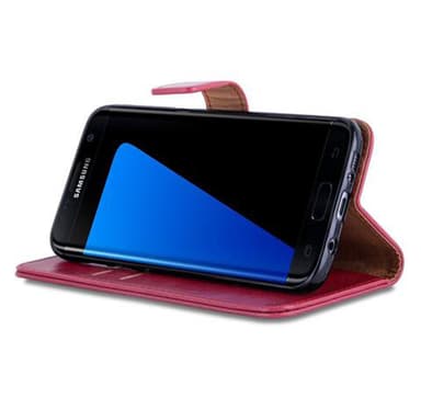 Samsung Galaxy S7 EDGE lommebokdeksel etui (rød)