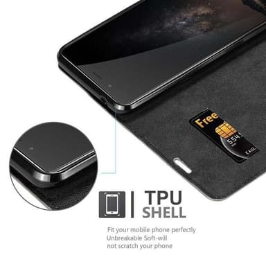 ZTE Nubia Z11 MAX lommebokdeksel case (brun)