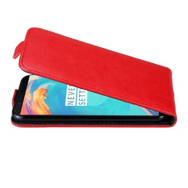 OnePlus 5T deksel flip cover (rød)