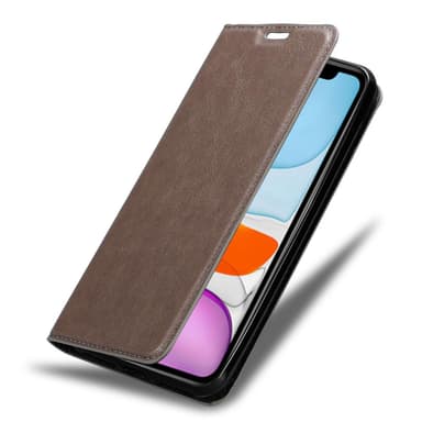 iPhone 12 MINI lommebokdeksel case (brun)