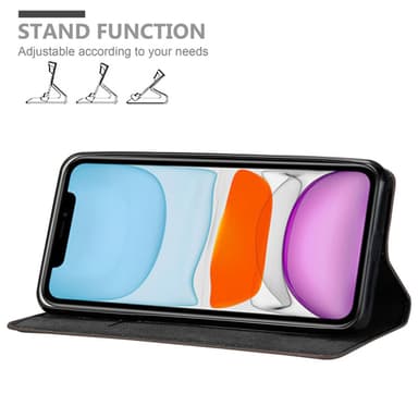 iPhone 12 MINI lommebokdeksel case (brun)