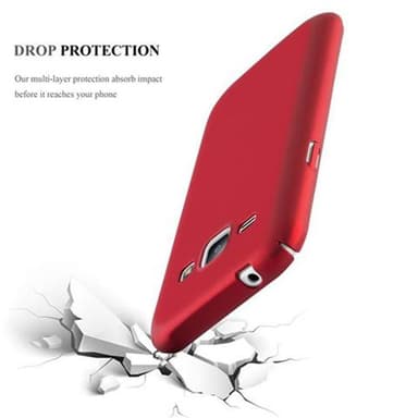 Deksel Samsung Galaxy J1 2015 Case Cover (rød)