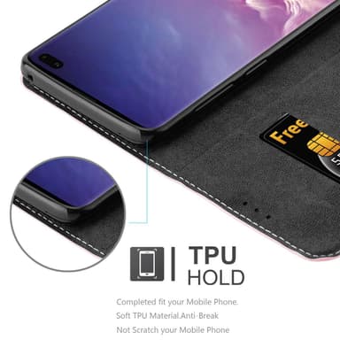Samsung Galaxy S10 PLUS Deksel Case Cover (rosa)