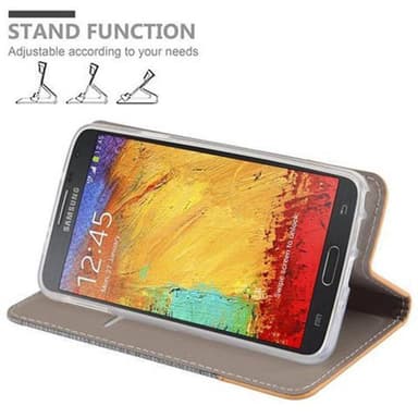 Samsung Galaxy NOTE 3 NEO lommebokdeksel etui (grå)