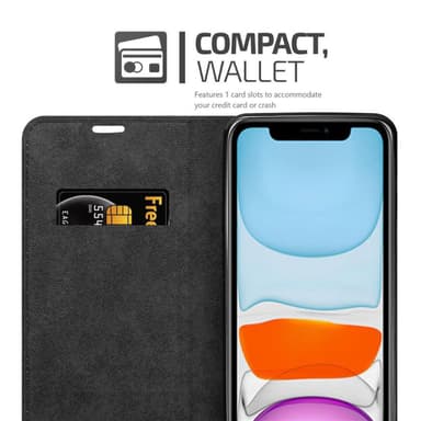 iPhone 12 MINI lommebokdeksel case (brun)
