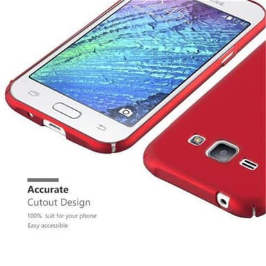 Deksel Samsung Galaxy J1 2015 Case Cover (rød)