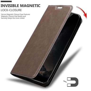 ZTE Nubia Z11 MAX lommebokdeksel case (brun)