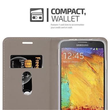 Samsung Galaxy NOTE 3 NEO lommebokdeksel etui (grå)