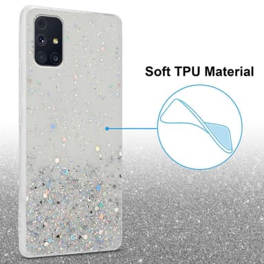 Samsung Galaxy M31s Silikondeksel Glitter