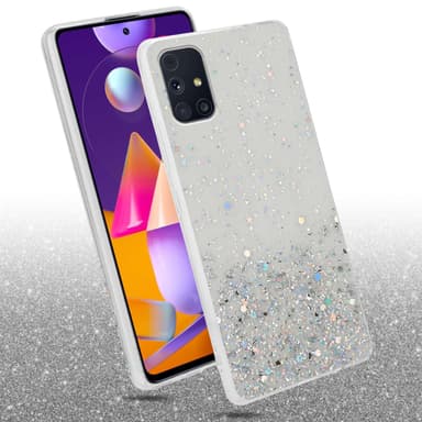 Samsung Galaxy M31s Silikondeksel Glitter