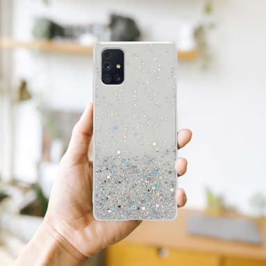 Samsung Galaxy M31s Silikondeksel Glitter