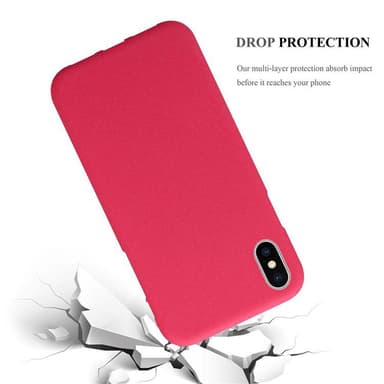 Deksel iPhone XS MAX case (rød)
