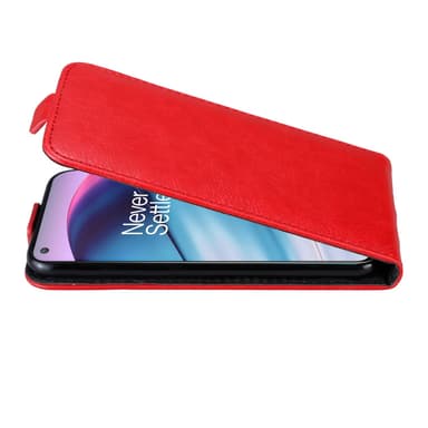 OnePlus Nord CE 5G deksel flip cover (rød)