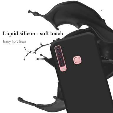 Samsung Galaxy A9 2018 silikondeksel case (svart)