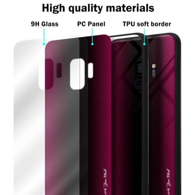 Samsung Galaxy S9 Deksel Case Cover (rosa)