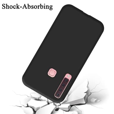 Samsung Galaxy A9 2018 silikondeksel case (svart)