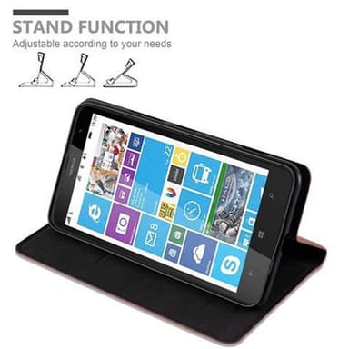 Nokia Lumia 1320 lommebokdeksel case (brun)