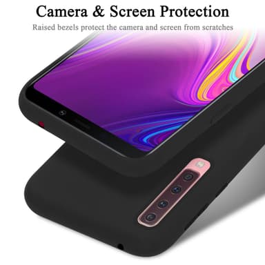Samsung Galaxy A9 2018 silikondeksel case (svart)