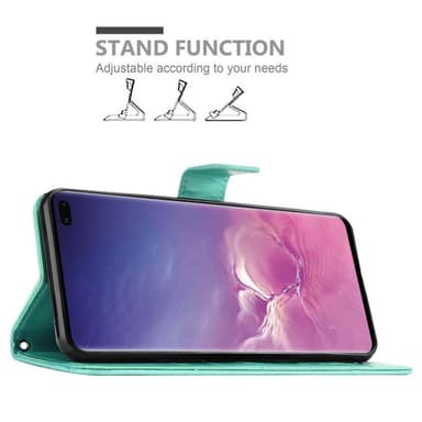 Samsung Galaxy S10 PLUS lommebokdeksel Blomster