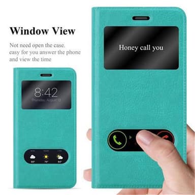 Huawei P10 LITE lommebokdeksel cover (turkis)