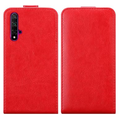 Honor 20 / 20S / Huawei NOVA 5T deksel flip cover (rød)