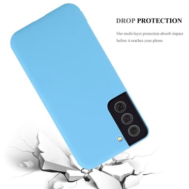 Deksel Samsung Galaxy S22 PLUS Silikon cover (blå)