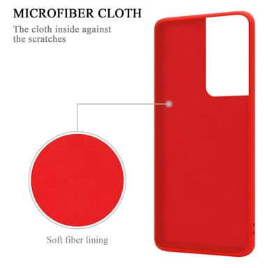 Deksel Samsung Galaxy S24 ULTRA Ring Case (RØD)